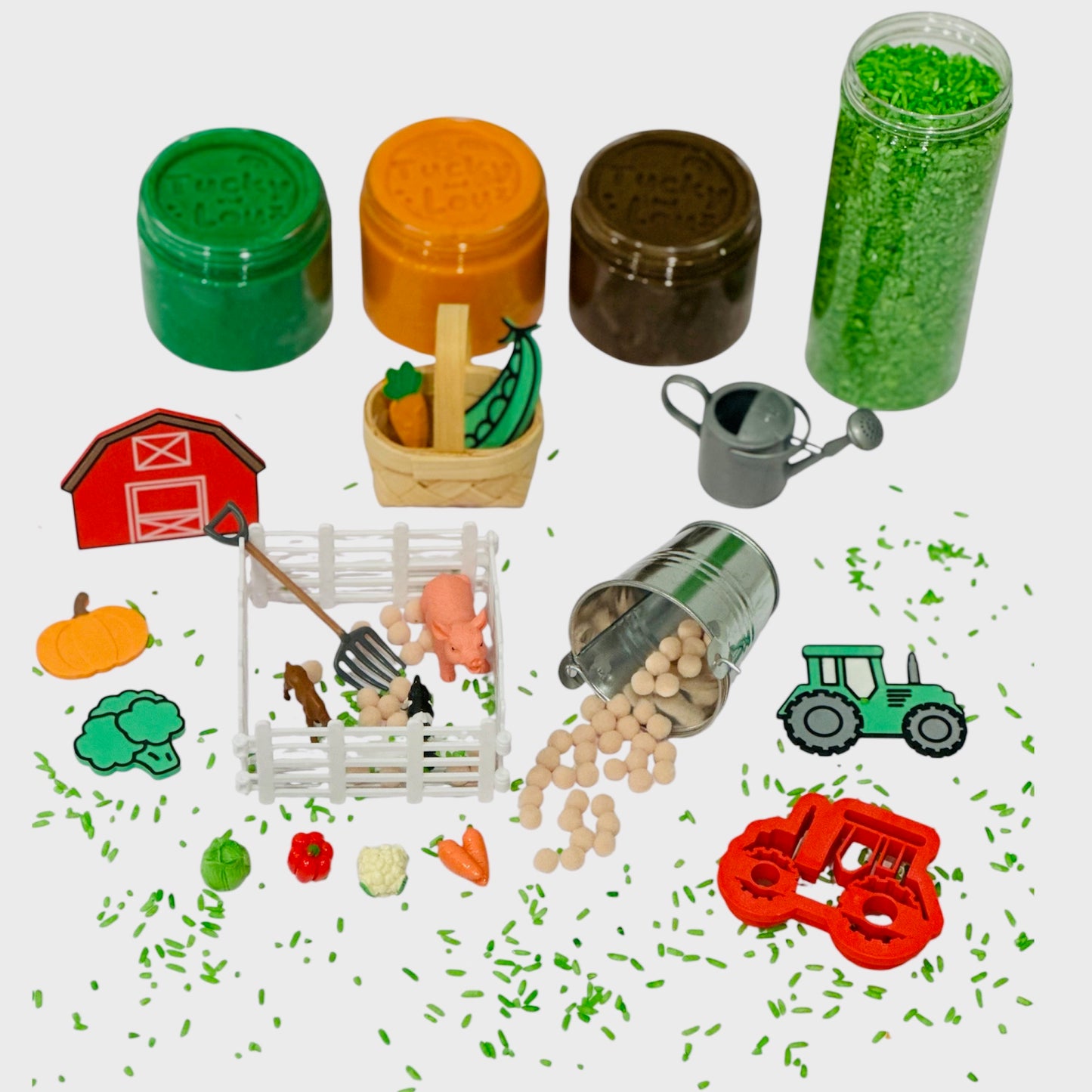 The On The Farm Playdough Kit