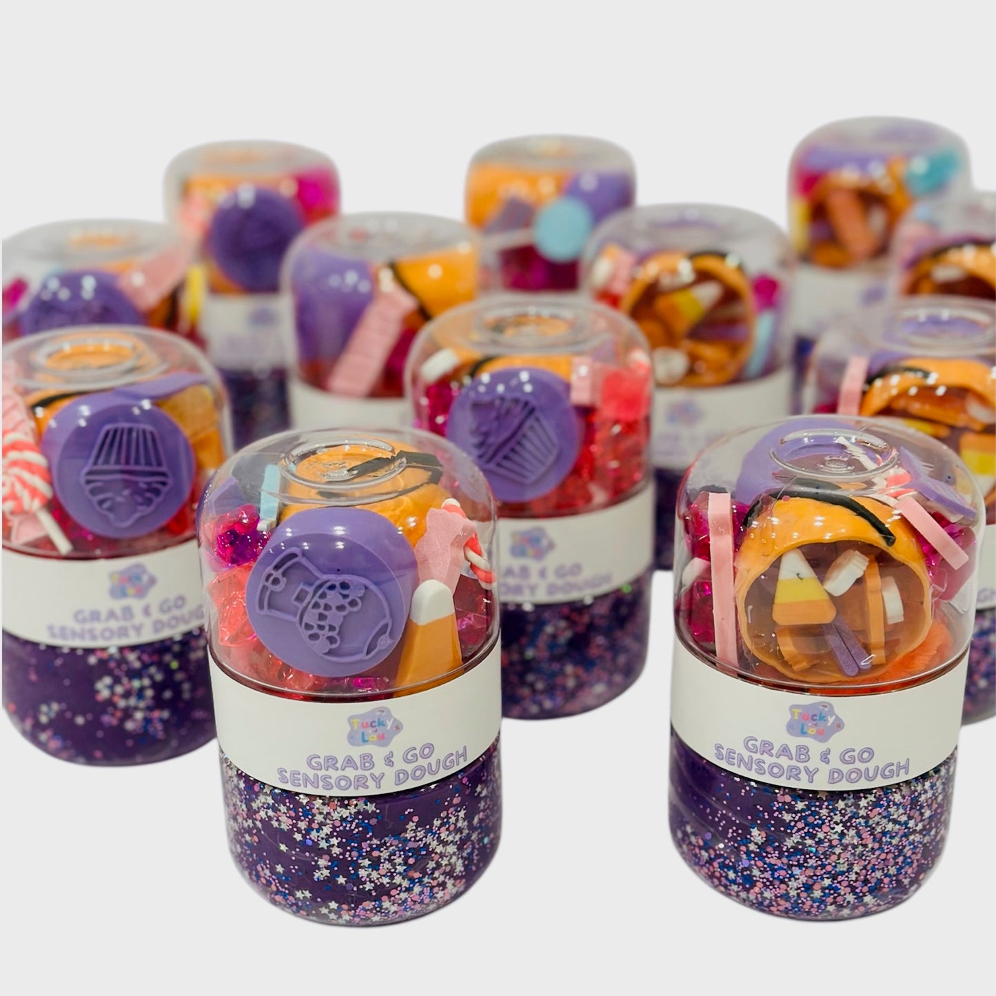 The Trick-or-Treat Grab & Go Playdough Jar
