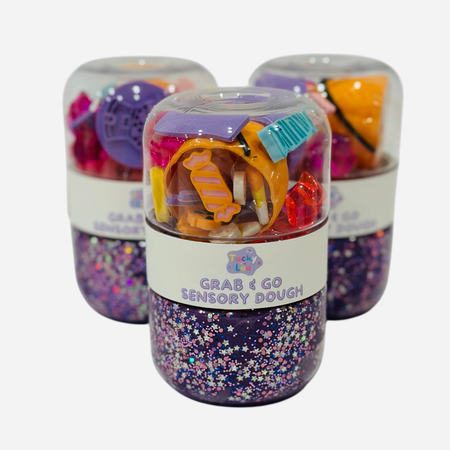 The Trick-or-Treat Grab & Go Playdough Jar
