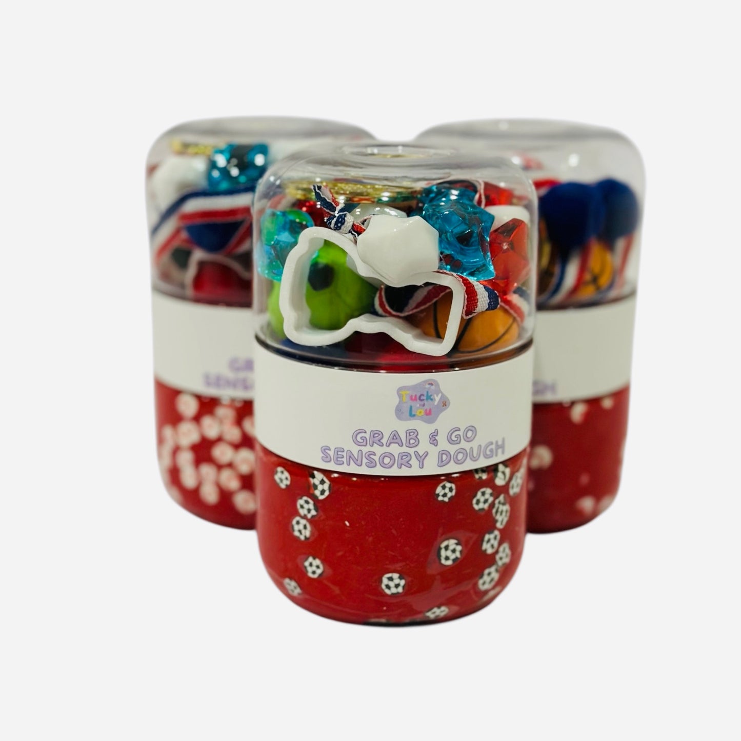 The Sports Grab & Go Playdough Jar