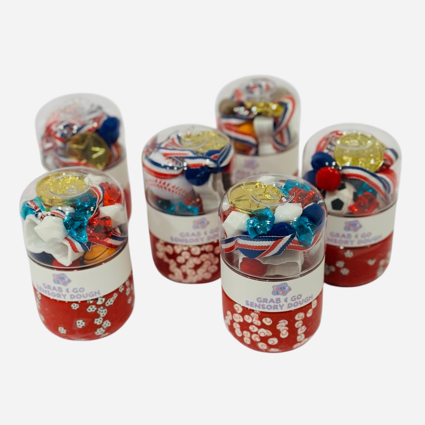 The Sports Grab & Go Playdough Jar