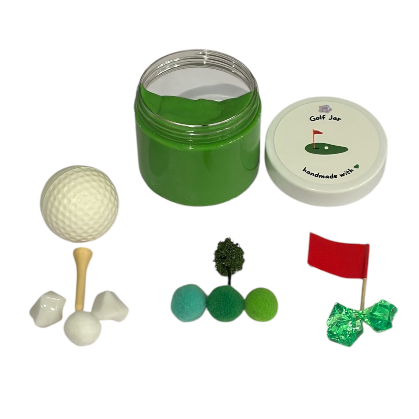 The Golf Playdough Jar