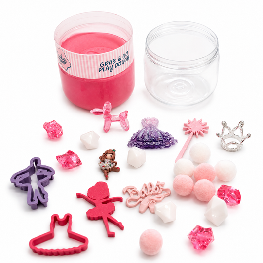 🩰 The Tiny Ballerina Grab & Go Playdough Jar