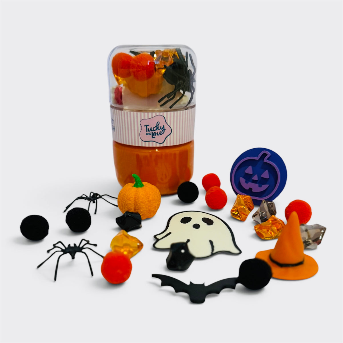 The Halloween Grab & Go Playdough Jar