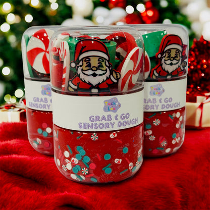 The Christmas Grab & Go Playdough Jar