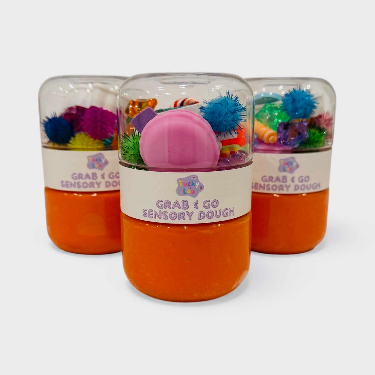 The Candy Land Grab & Go Playdough Jar