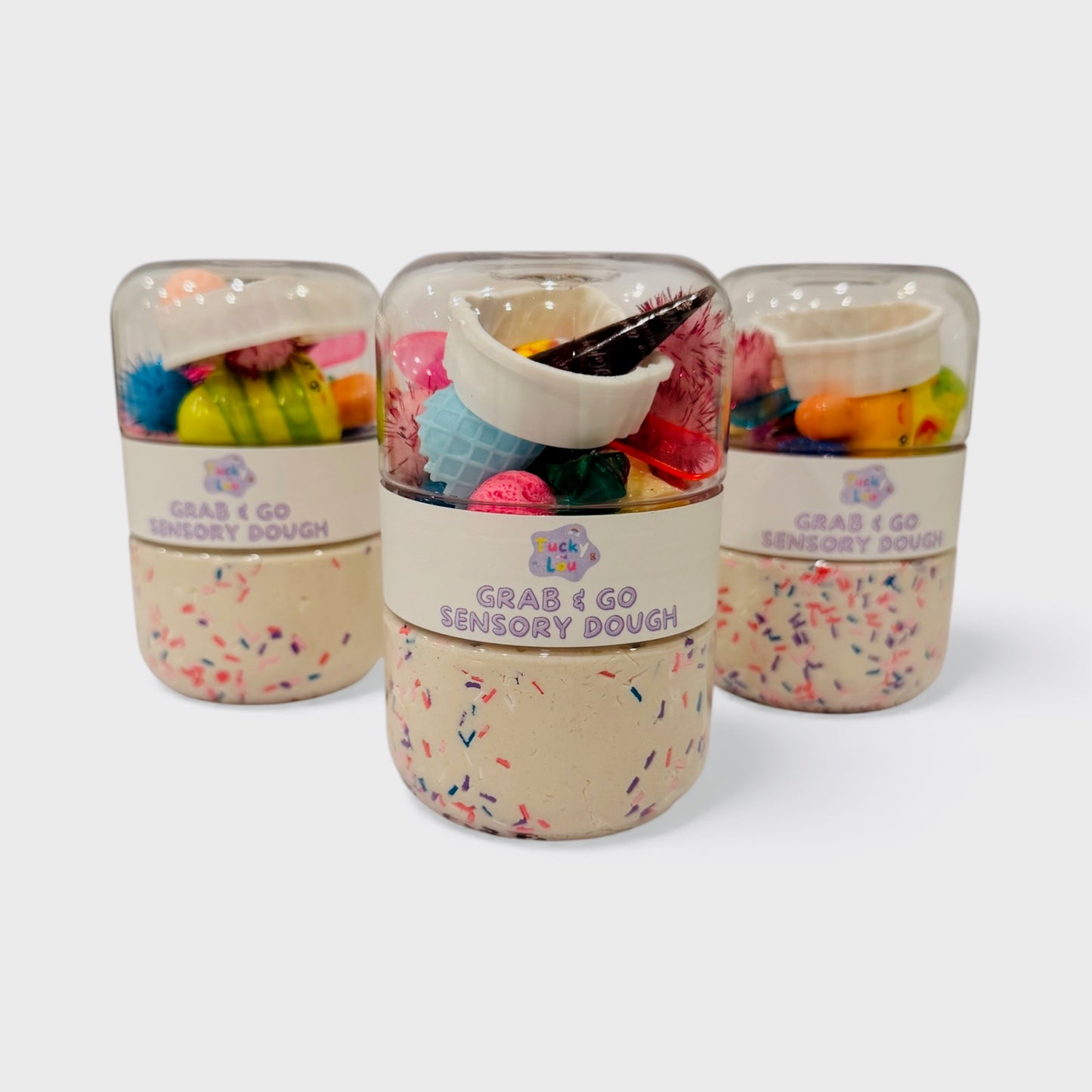 The Mini Ice Cream Shop Grab & Go Playdough Jar