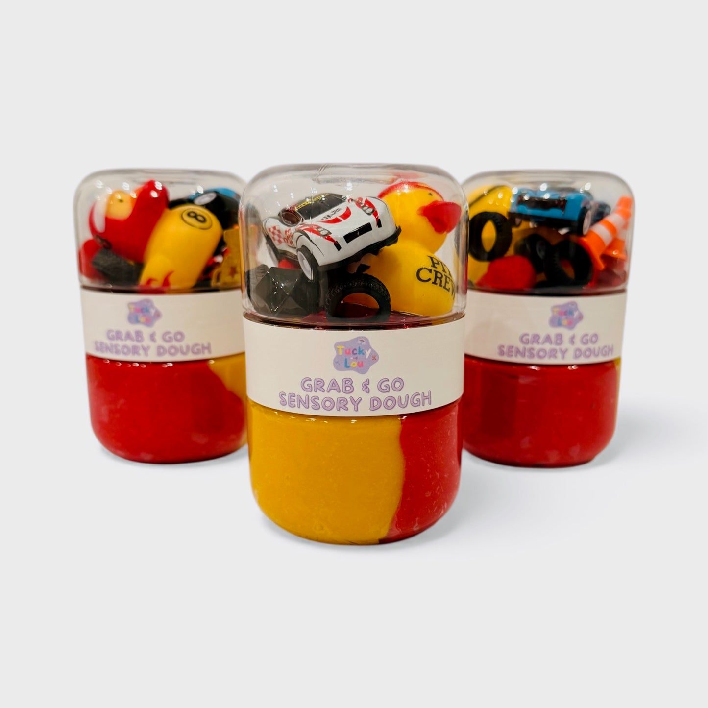 The Speed Racer Grab & Go Playdough Jar