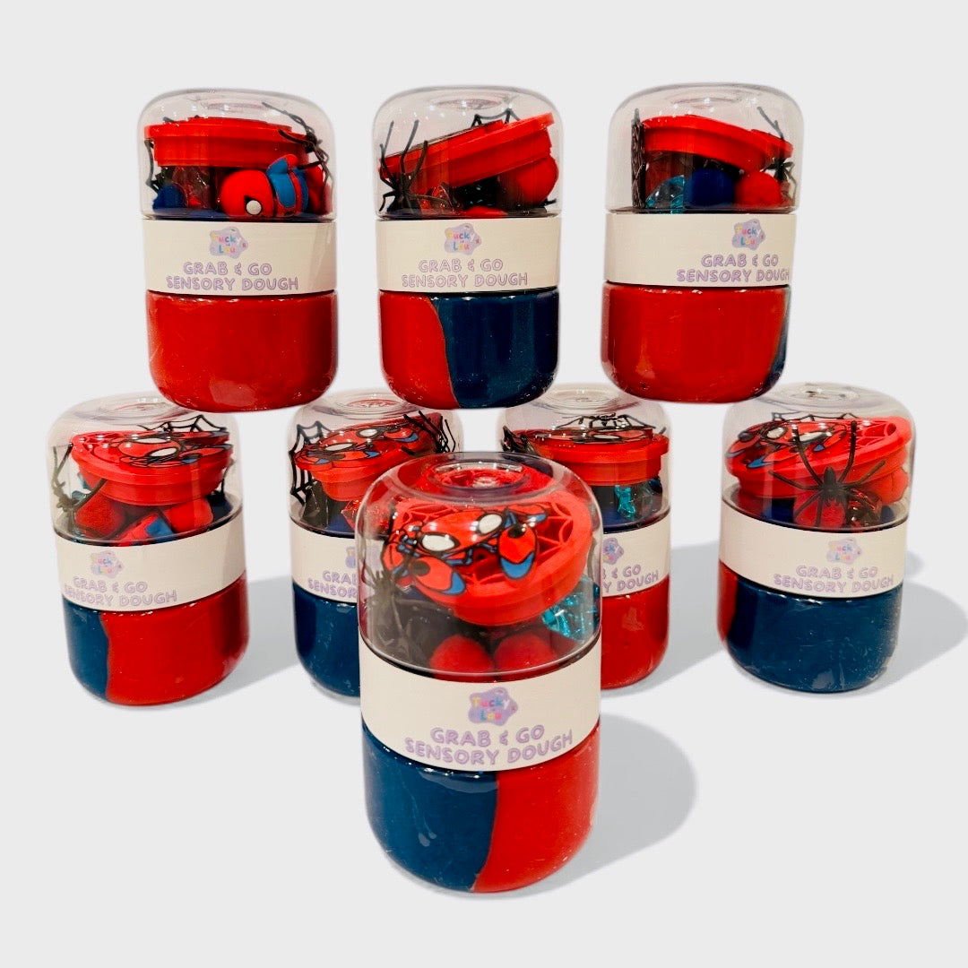 The Spidey and Friends Grab & Go Playdough Jar