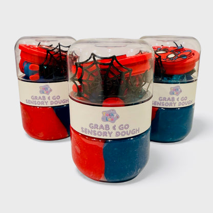 The Spidey and Friends Grab & Go Playdough Jar