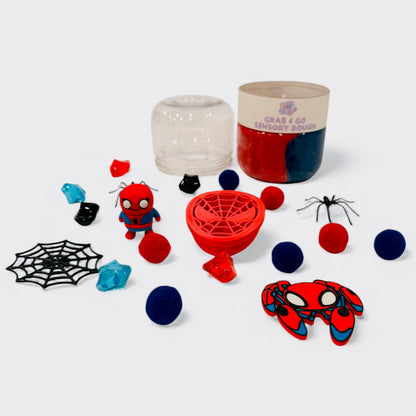The Spidey and Friends Grab & Go Playdough Jar