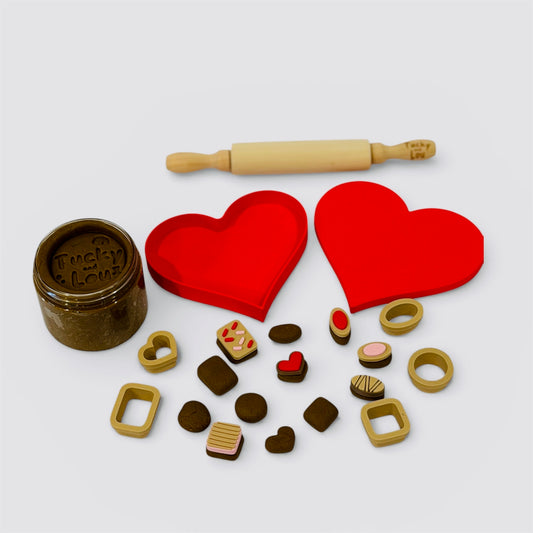 🍫 The Sweet Hearts Chocolate Valentine's Playdough Kit