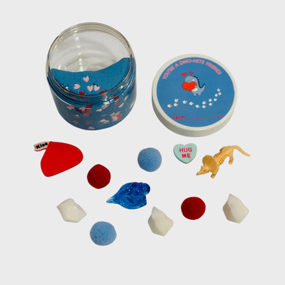 🦕 Valentine’s Day Class Favor – The “You’re A Dino-Mite Friend!” Playdough Jar (Minimum Quantity 10)