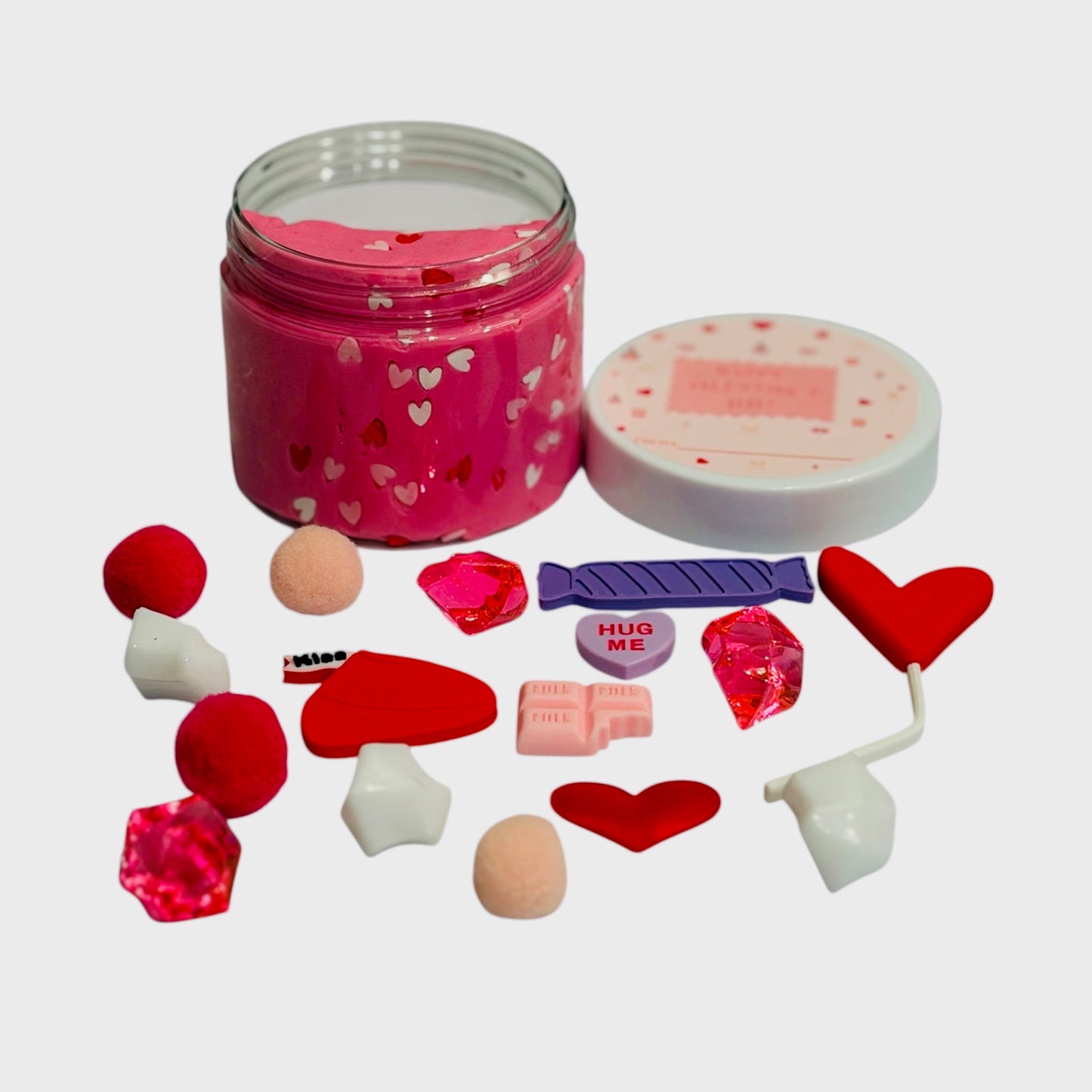 🍭 Valentine’s Day Class Favor – The Sweet Hearts Valentine’s Playdough Jar (Minimum Quantity 10)
