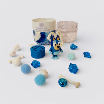 The Blue Pup Grab & Go Playdough Jar