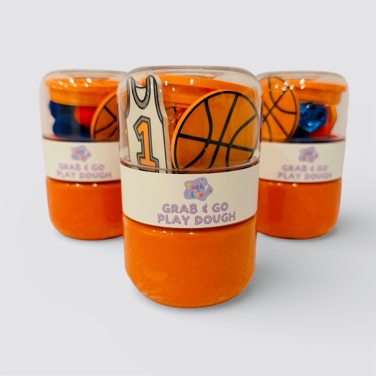 The Big City Hoops, Basketball Grab & Go Playdough Jar