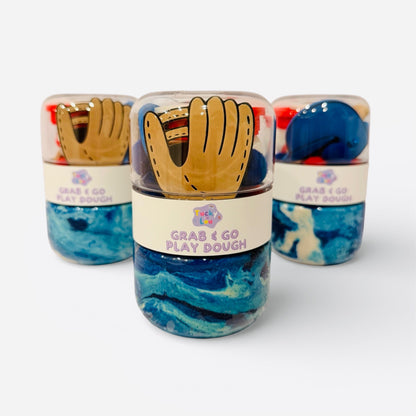The Bronx Bombers, Baseball Grab & Go Playdough Jar