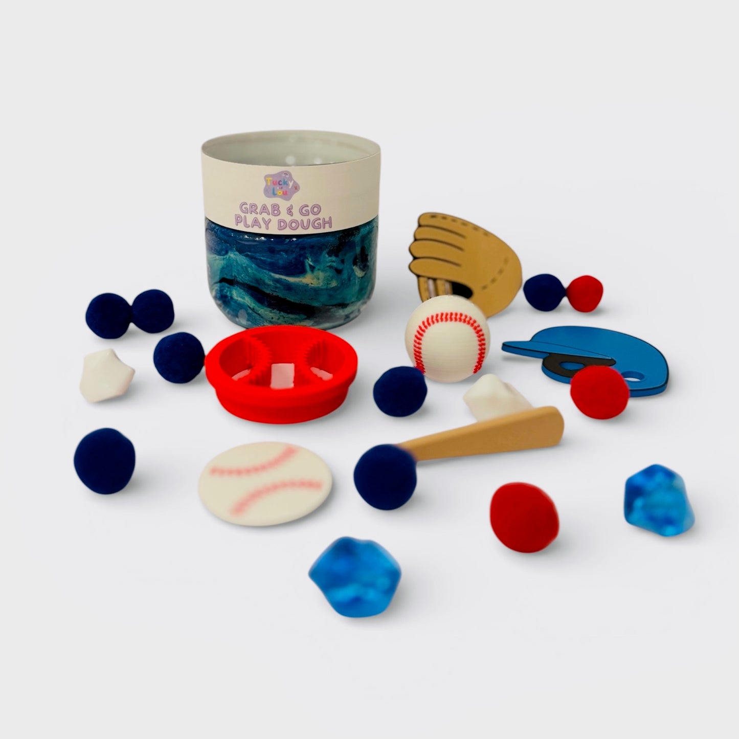 The Bronx Bombers, Baseball Grab & Go Playdough Jar