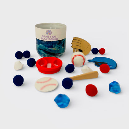 The Bronx Bombers, Baseball Grab & Go Playdough Jar