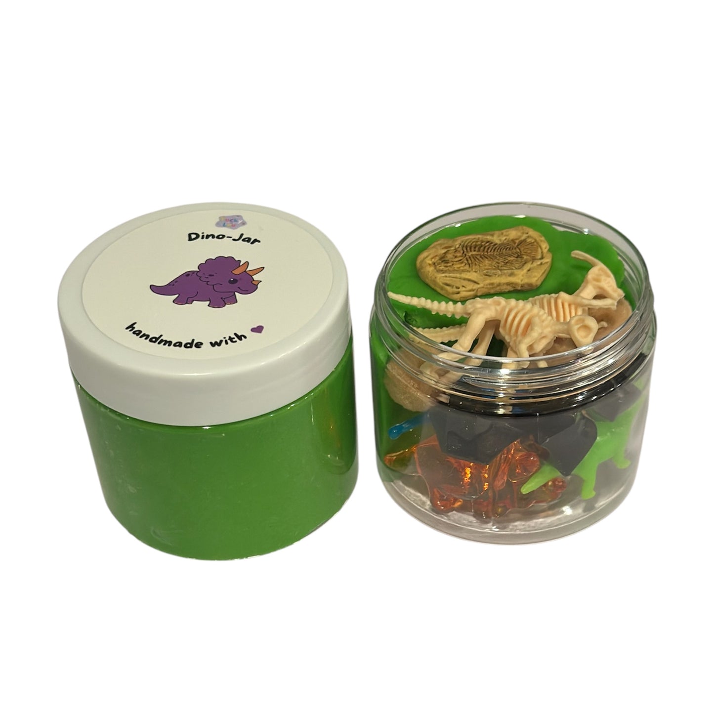 Dinosaur Play-Dough Jar
